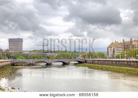 San Sebastian. Urumea River