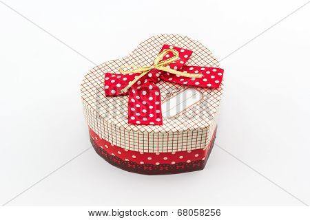 Gift Box Shaped Heart.