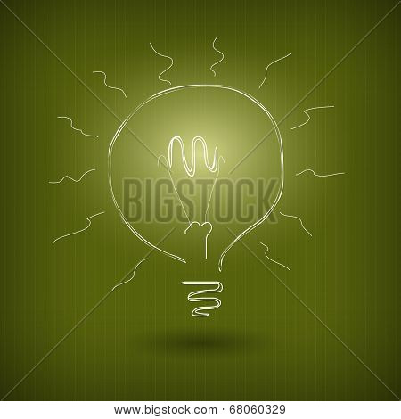 light bulb vector illustration