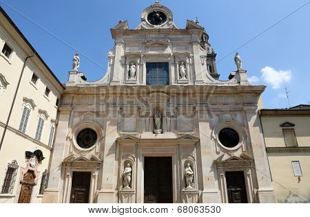 PARMA, ITALY - MAY 01,2014: San Giovanni Evangelista is a church in Parma, northern Italy, part of a complex also including a Benedictine convent, Parma. Emilia-Romagna, May 01,2014. 