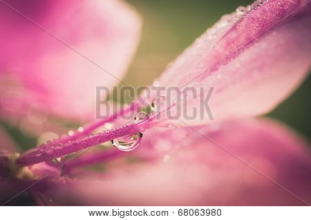 Cleome Hassleriana Or Spider Flower Or Spider Plant