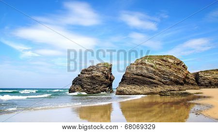 Beach of the Cathedrals.