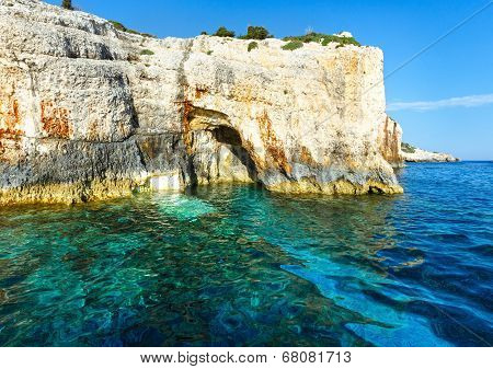 The Blue Caves In Zakynthos (greece)