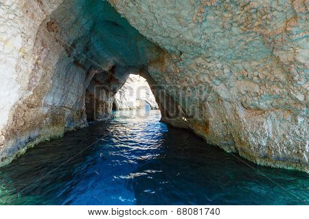 The Blue Caves In Zakynthos (greece)