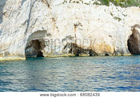 The Blue Caves In Zakynthos (greece)