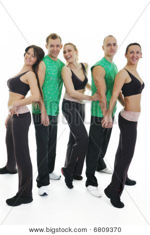 Ihmiset ryhmässä Fitness