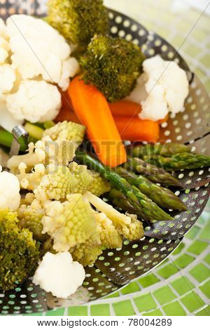 Steamed Vegetables.