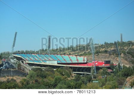 stadium Hrazdan in Yerevan, Armenia