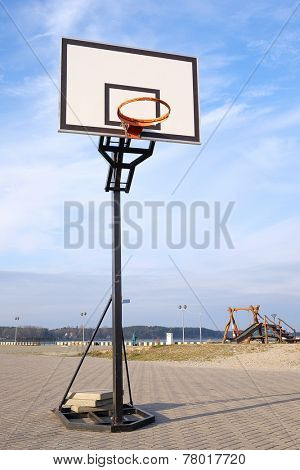 image of an  Urban basketball court
