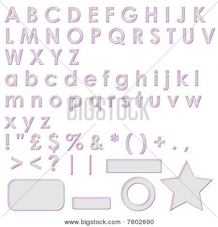 alfabe harfleri pinky