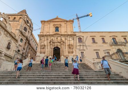 Monastero Benedettino Del Ss Salvatore In Noto, Sicily, Italy