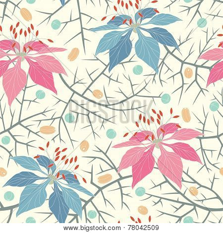 Flowers On A White Background