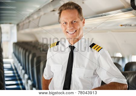Feeling Confident In His Plane.
