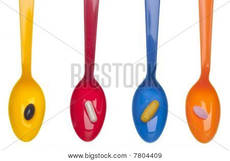 Cucchiaio di concetto Pills