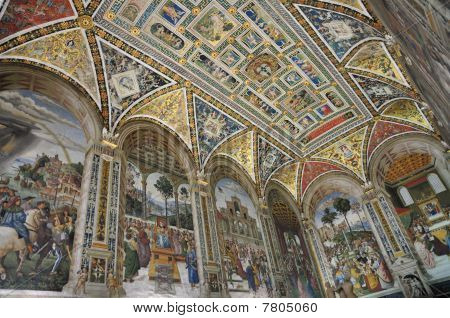 Piccolomini-Bibliothek-Decke