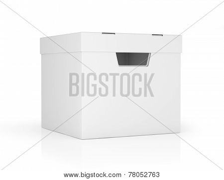 Blank Boxes Isolated On White Background
