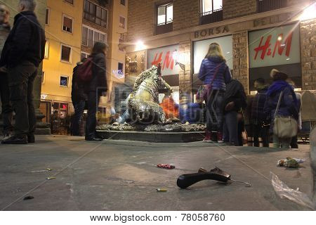 The 'porcellino' Fountain, Florence