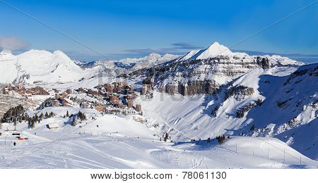 View of the Avoriaz, Portes du Soleil