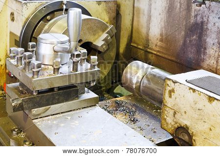 Main Spindle Of Metal Lathe Machine
