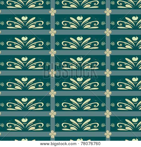 Ornament Pattern Blue
