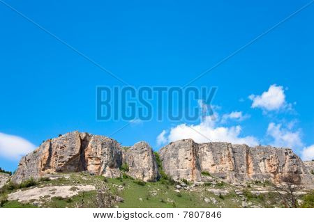 Kevään Crimea maisema (Ukraina).