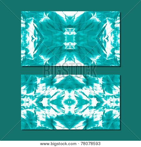 Vector Illustration of set watercolor banners.