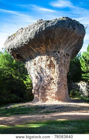 The Ciudad Encantada (enchanted City), Geological Site In Cuenca (spain)