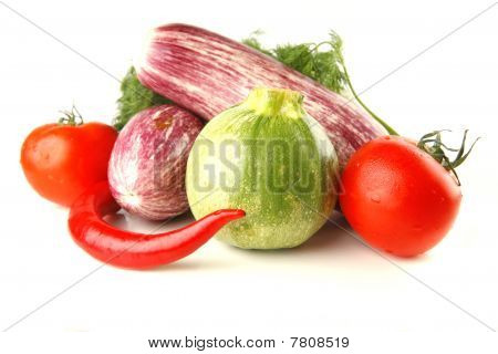 Ungekocht rohes Gemüse