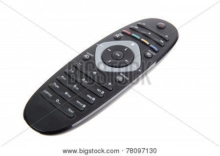 Tv Remote Control Isolated On White
