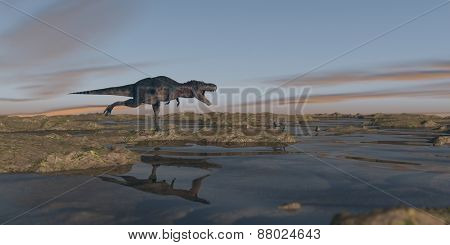 tarbosaurus hunting
