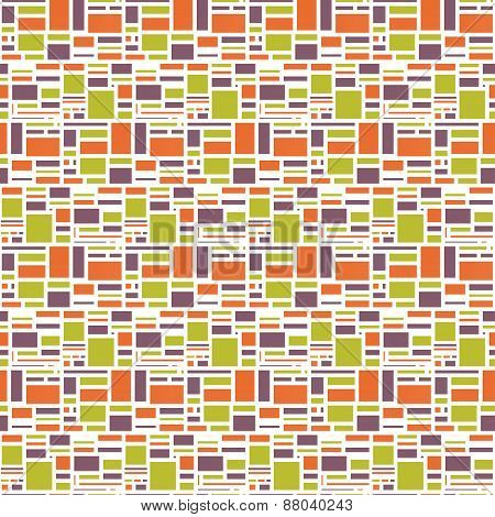Seamles Geometric Abstract Colorful Pattern