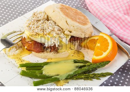 Bacon Eggs And Lump Crab Meat