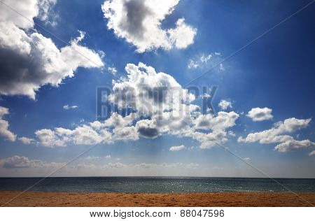 Sea Beach In Sun Day