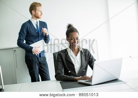 Young Woman In The Office