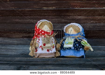 the doll, toy made in the Ukrainian style