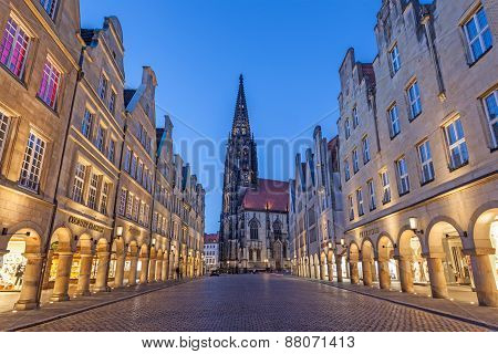 Historic Buildings In Munster, Germany