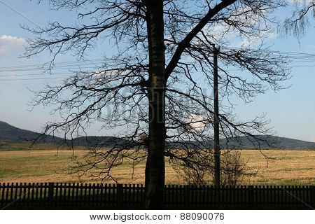 The Lusatian Mountains in Northern Bohemia, Czech Republic.