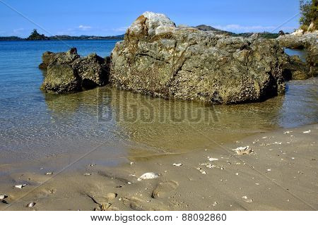 Rocks And Water In Mamoko Bay