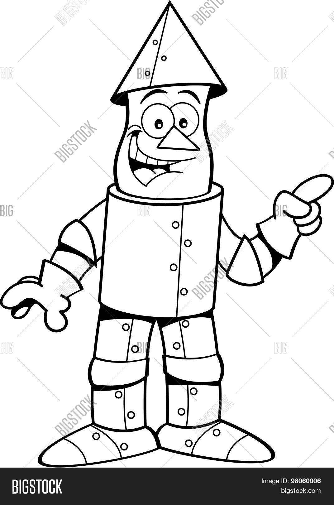 Cartoon Tin Man Vector & Photo (Free Trial) | Bigstock