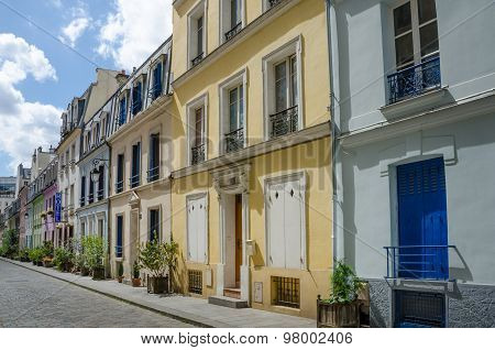 Rue Cremieux in Paris, France