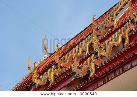 Starověké chrámy centrální centra města Phuket.