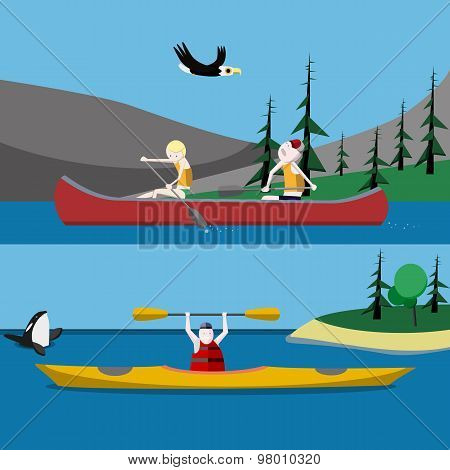 Canoeing and kayaking