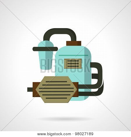 Flat vector icon for water supply