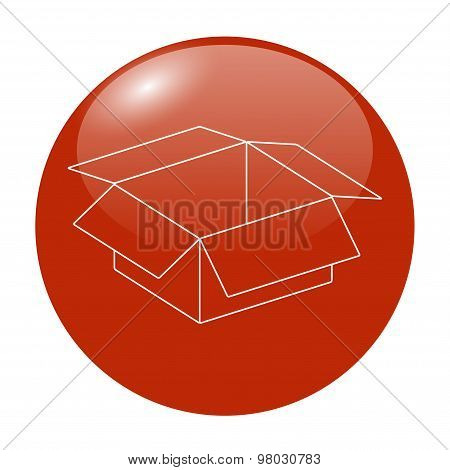 Box Vector Illustration. Flat Design Style