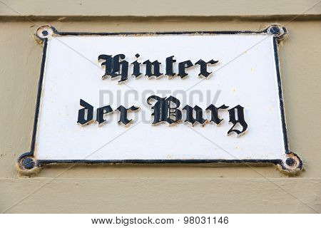 Lubeck Hinter Der Burg