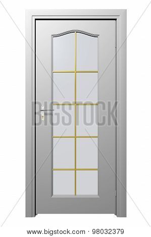 White Closed Door