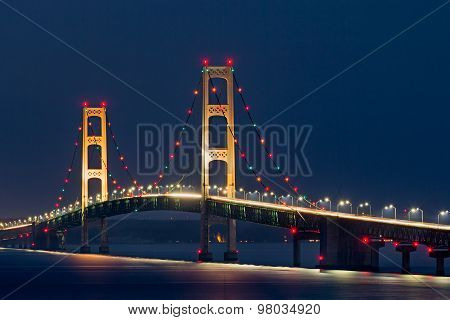 Mackinac Bridge Lights