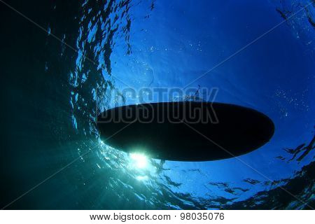 Stand up Paddle Surf Board from below