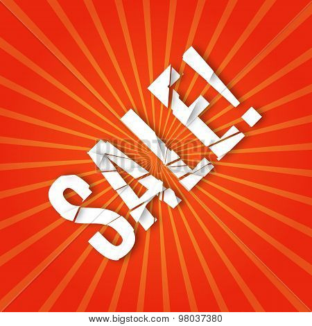 Explosion With Sale Text
