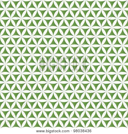 green flower of life sacred geometric seamless background